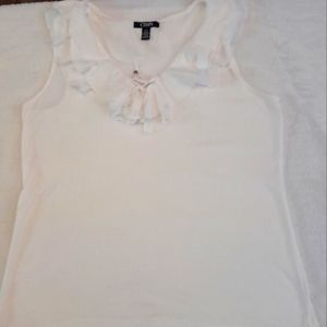 Chaps top, white, size L